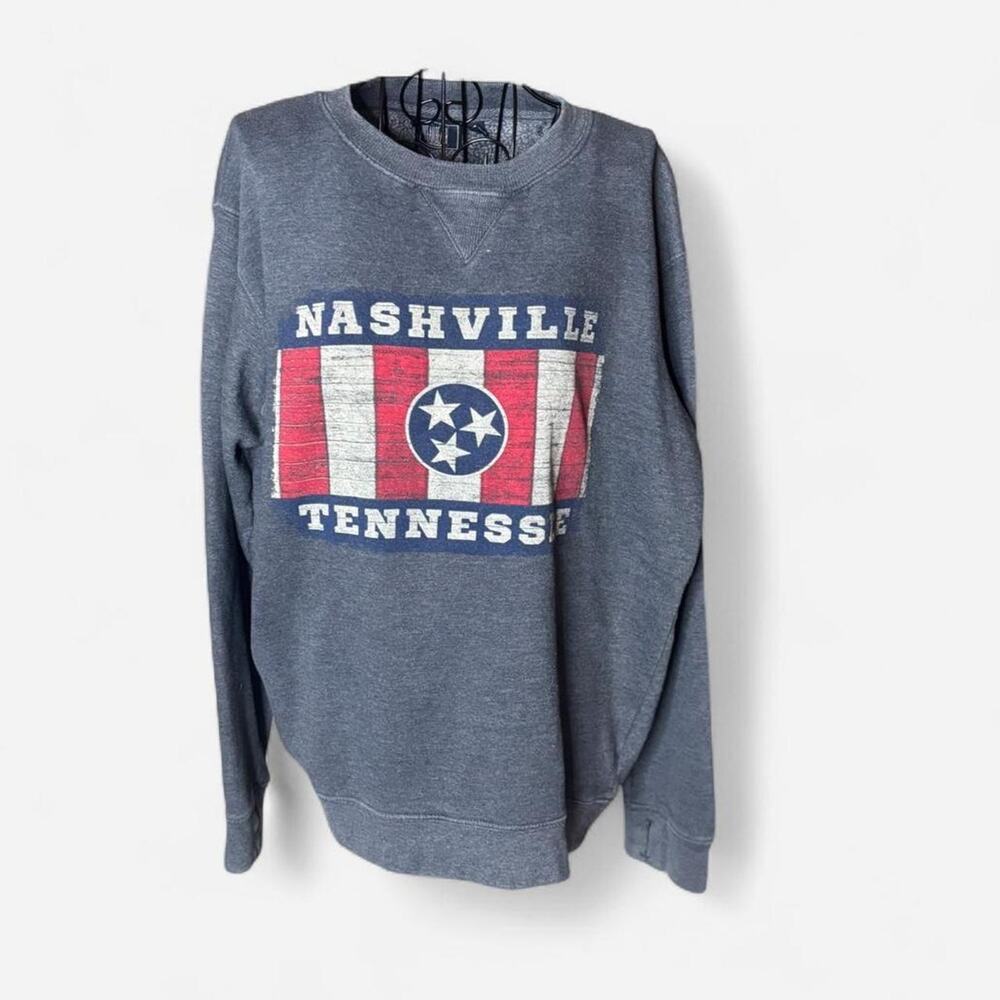 Ocean Beach Vintage Nashville Tennessee Sweatshirt XL Graphic Crewneck